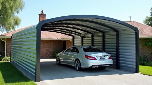 Wetterbeständige Carports aus Aluminium für optimalen Fahrzeugschutz