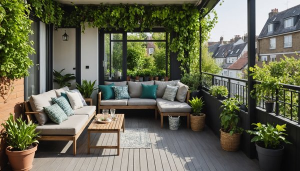 Wie kann man einen Balkon in eine grüne Oase verwandeln?